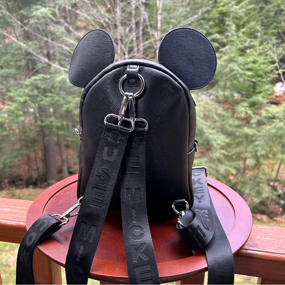 Loungefly Mickey Convertible Backpack & Wallet Set | Crossbody or Mini Park Pack - Picture 8 of 16